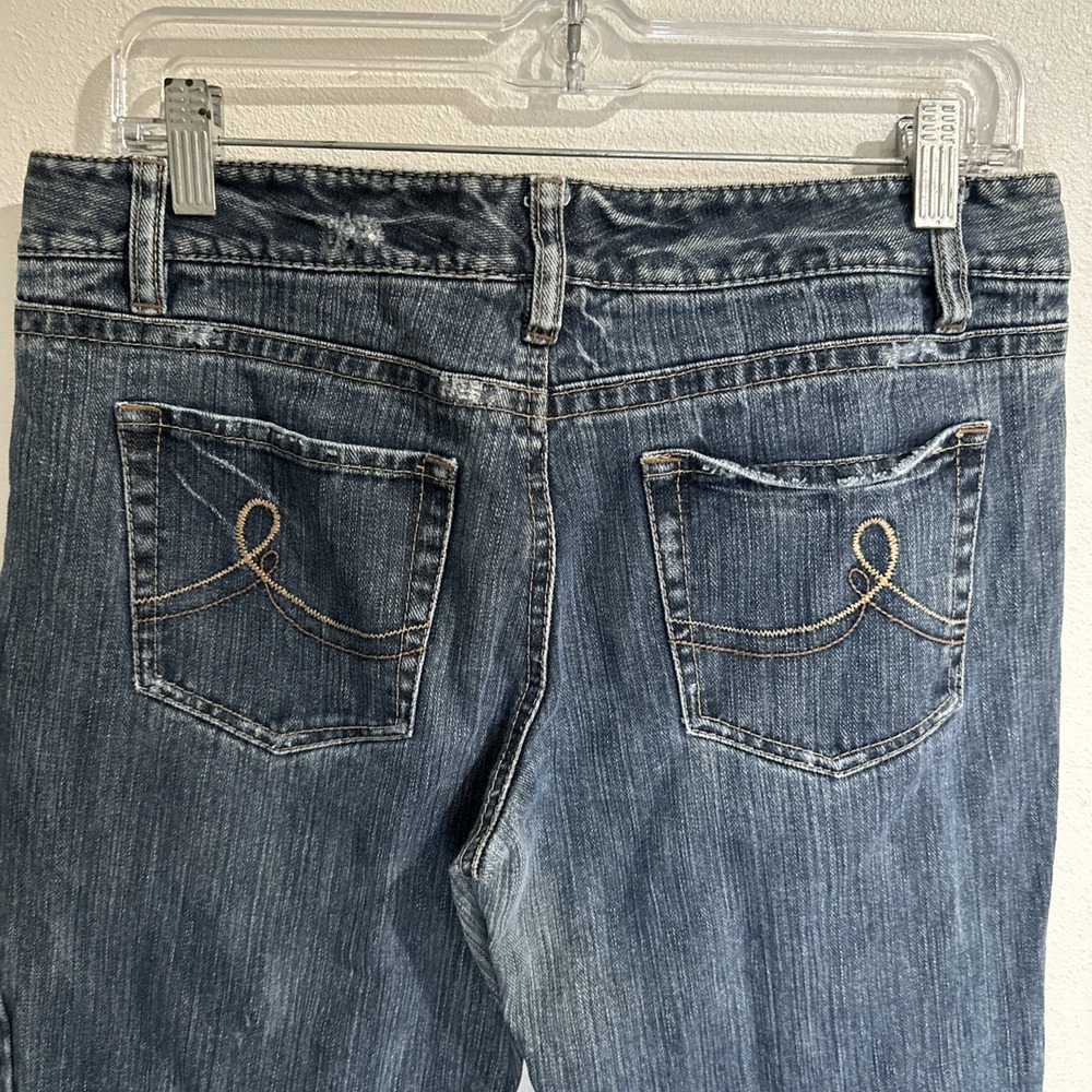 Loft Ann‎  taylor relaxed And Straight Jeans Wash Blue Size P6 - Picture 6 of 12